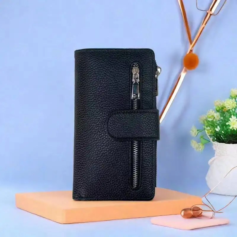 Women's luxury card holder Long PU leather wallet Multi-function card holder Multi-function clutch