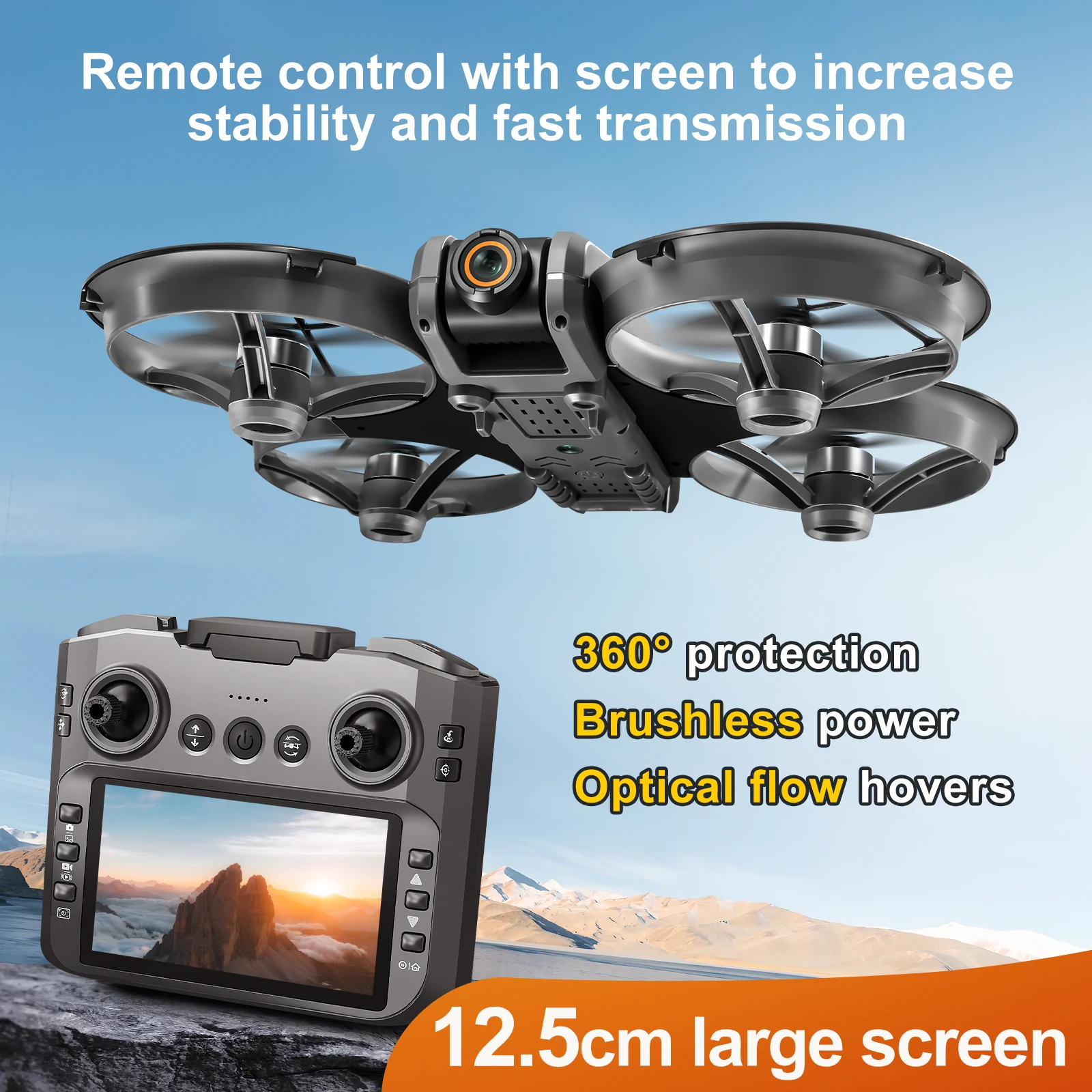 Xiaomi s156 drone motores sem escova 8k profissional hd câmeras duplas 5g wifi fpv fluxo óptico pairar evitar obstáculos quadcopter
