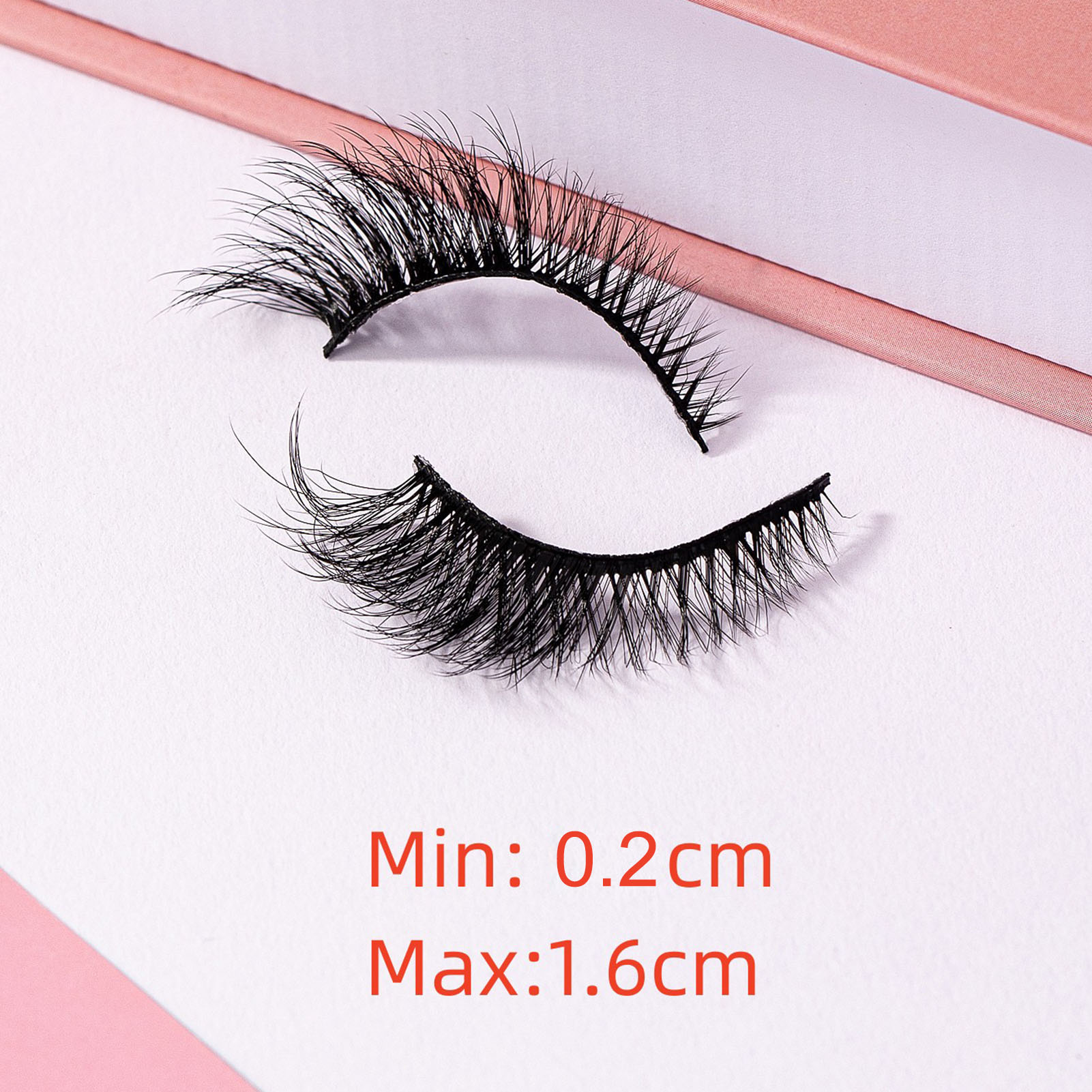 5 Pairs Realistic False Eyelashes Well Bedded Lengthening Wisps Lashes for Women and Young Girls