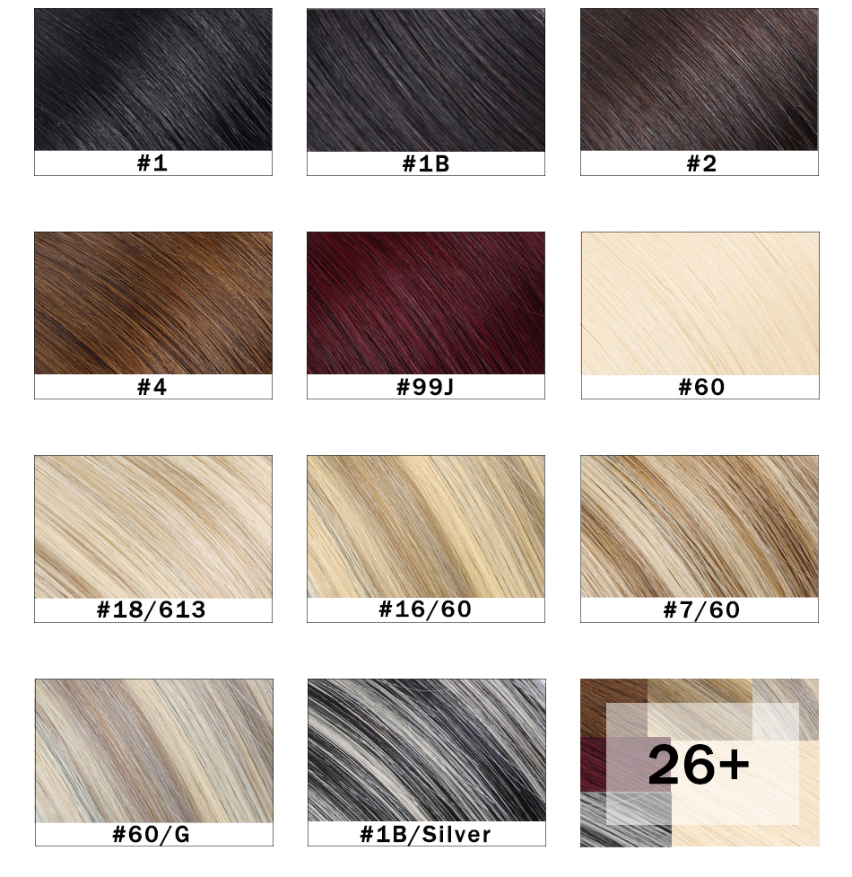 Extensions de cheveux humains Genius Trame 100G paquets blonds doubles dessinés trame de cheveux vierges droites invisibles extrémité complète qualité supérieure