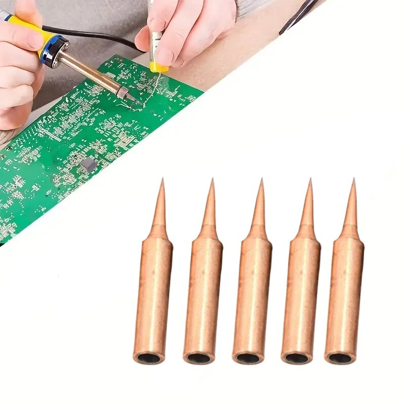 5 Stück 900m-T-I Schweißwerkzeug Bleifreier Lötkolbenkopf Bit für Schweißzubehör Lötkolbenspitze