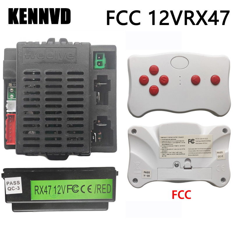 Weelye 6V 12V RX47 RX94 RX113 FC Children's Electric Ride on Car Vehicle Remote Control Box Unit Receiver Controller Motherboard