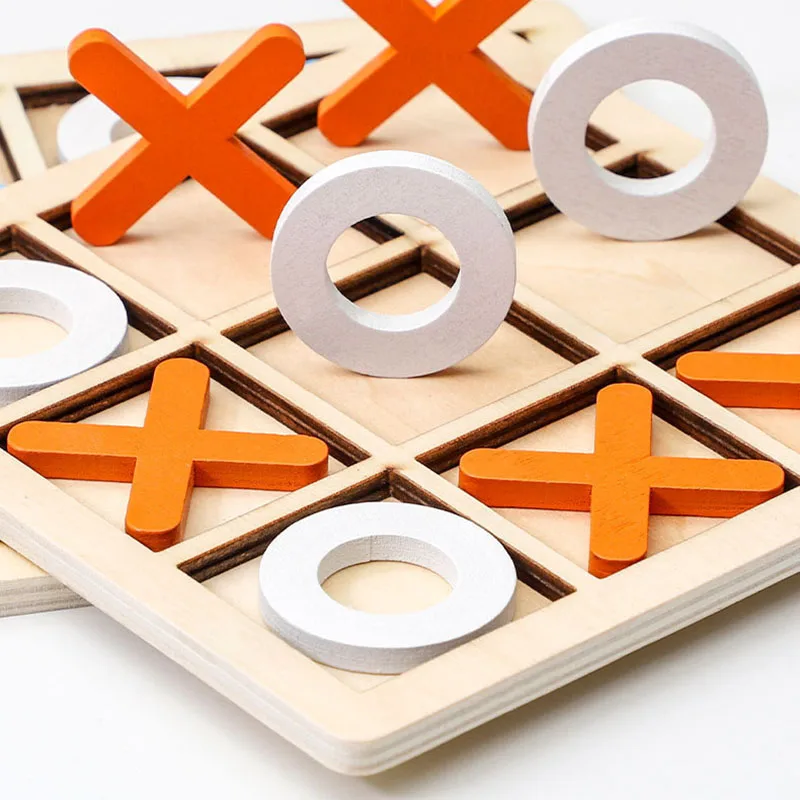 Montessori Đồ Chơi Gỗ Mini Cờ Vua Chơi Game Tương Tác Xếp Hình Rèn Luyện Trí Não Learing Đồ Chơi Giáo Dục Sớm Cho Trẻ Em