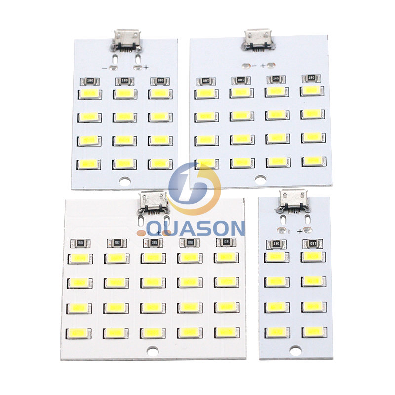 1 Cái Chất Lượng Cao 5730 Smd 5V 430mA ~ 470mA Trắng Mirco Usb 5730 Đèn LED Chiếu Sáng Bảng Điều Khiển USB Di Động đèn Khẩn Cấp Ánh Sáng Đèn Ban Đêm