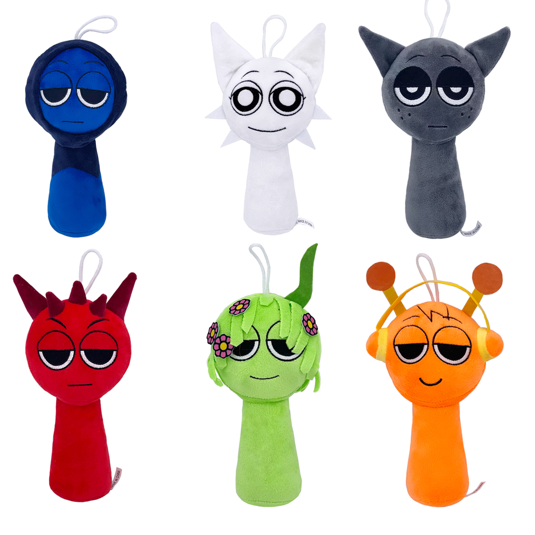 Sprunki 플러시 장난감 Sprunki Incredibox 플러시 인형 Sprunki 게임 만화 베개 어린이 생일 선물 인형 크리스마스 선물