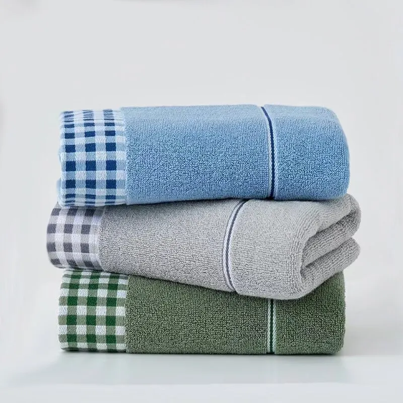 Toalha De Rosto De Algodão Espessado, Absorção Forte, Sem Cabelo Fora, Macio e Confortável, Toalha De Banheiro
