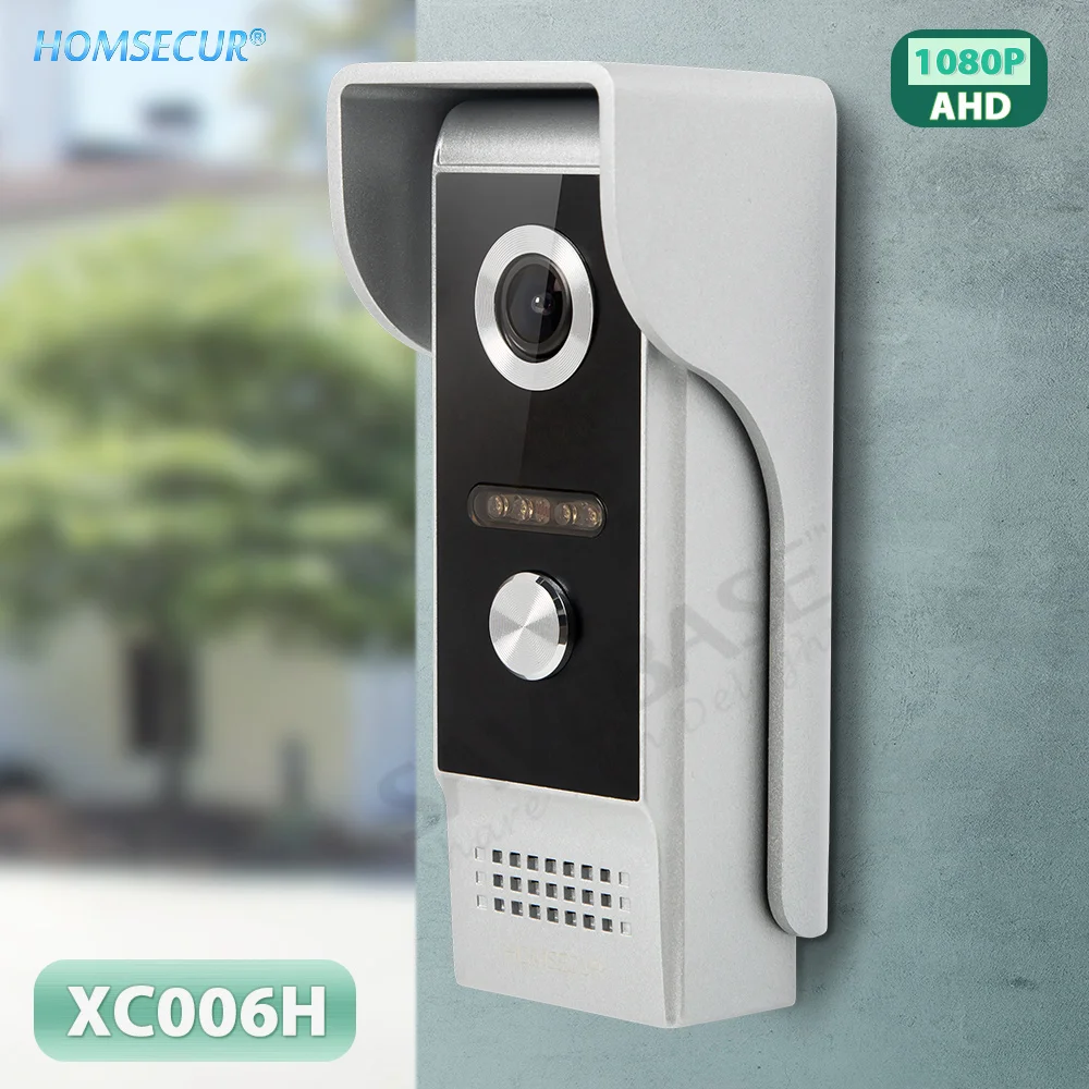 4-Draht wasserdichte IP65 HD Türklingelkamera 120 °   Weitwinkel für HOMSECUR Tuya WiFi Smart 1080P Video-Gegensprechanlage Türsprechsystem