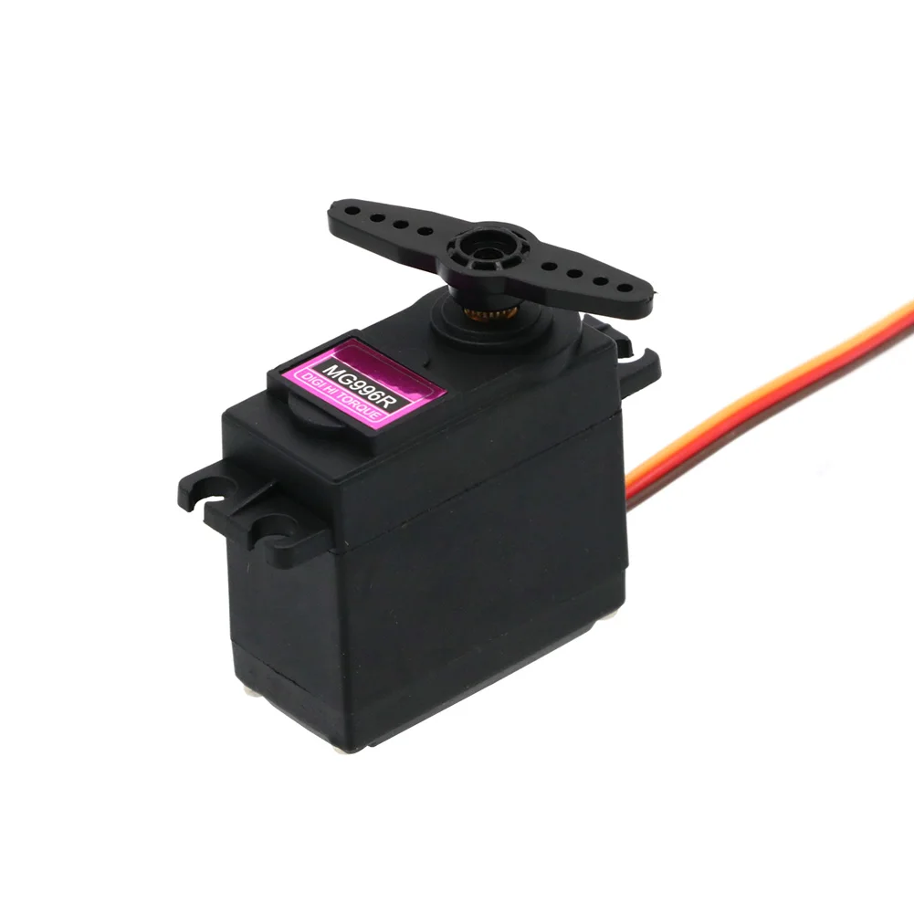 แรงบิดสูง MG996R 4.8-6.0V Digital Servo พร้อมเกียร์โลหะสําหรับ Futaba JR 1/8 1/10 RC รถเฮลิคอปเตอร์หุ่นยนต์เรือ Arduino UNO DIY