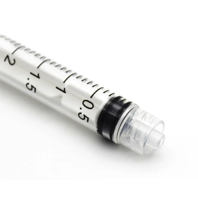 3ml/cc, Sterilized Individually Wrapped Disposable Plastic Syringes with No Needle for Lab use, 100pcs