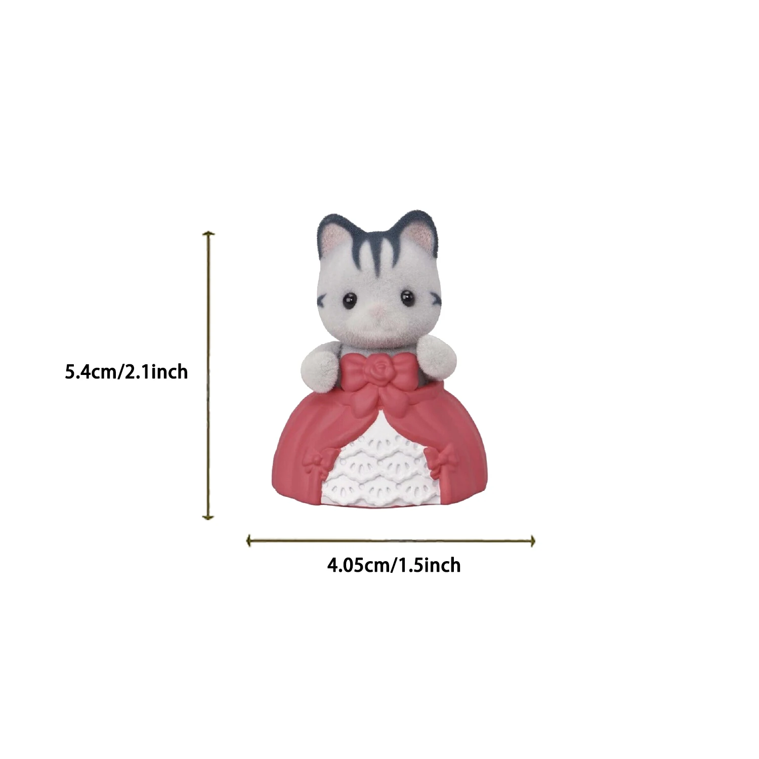 55 Uds Calico Critters pegatinas muñecas de dibujos animados para niños calcomanías DIY Notebook equipaje portátil decoración pegatina juguete ﻿