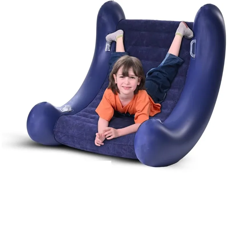 Children's inflatable sofa rocking chair, air cloud rocking chair, sensory chair for children with autism and ADHD