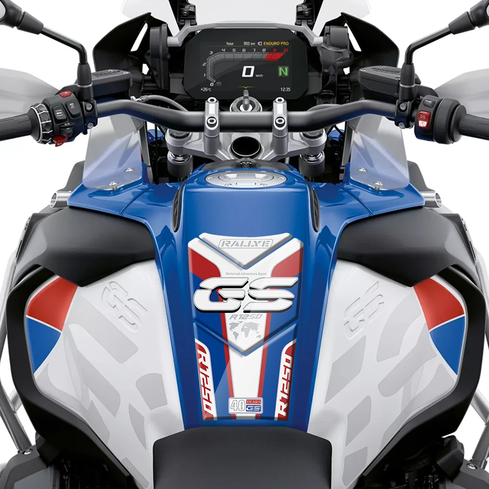 Protector de almohadilla de depósito de Gel 3D para motocicleta, pegatinas de protección de pintura para BMW R1250GS R 1250 GS Adventure 2019 2020 2021 2022 2023 2024