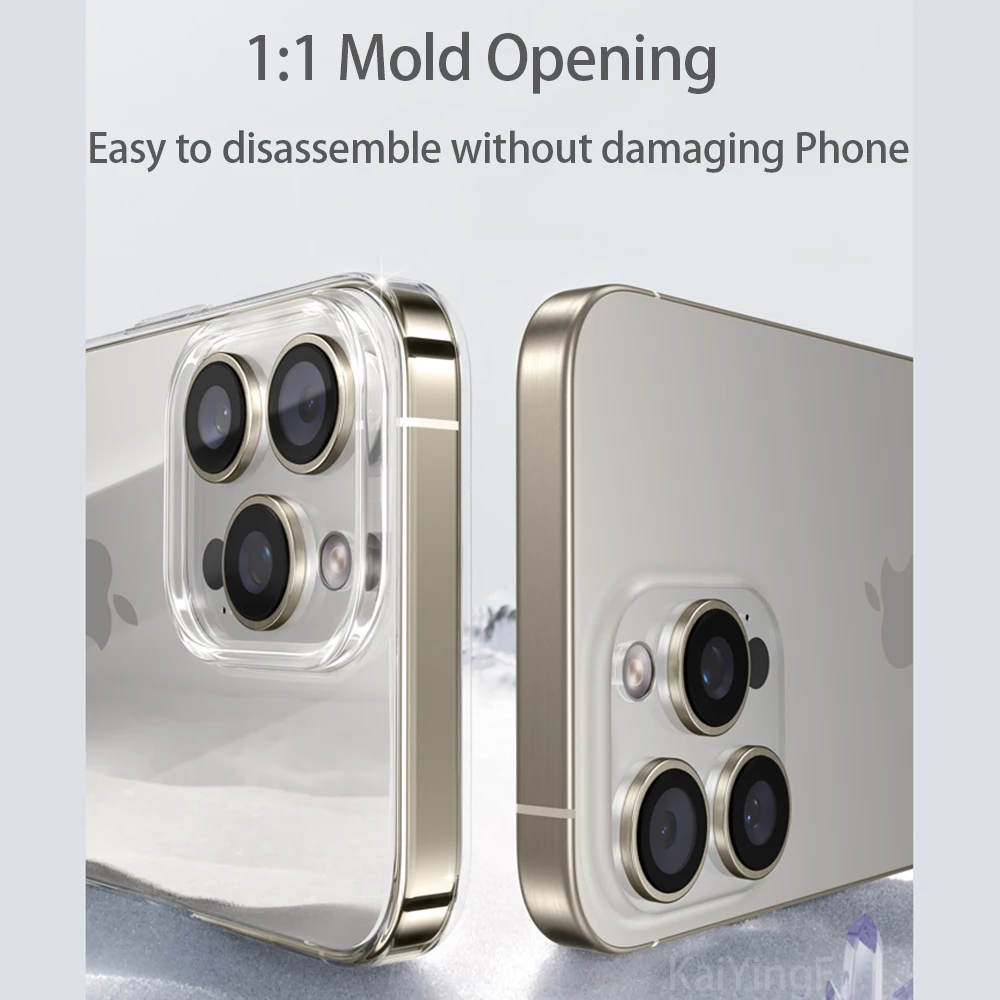 Luxus Transparent Fall Für iPhone 16 15 11 12 13 14 Pro Max Weiche TPU Silikon Für iPhone XR XS max 8 Plus Zurück Abdeckung Klar Fall