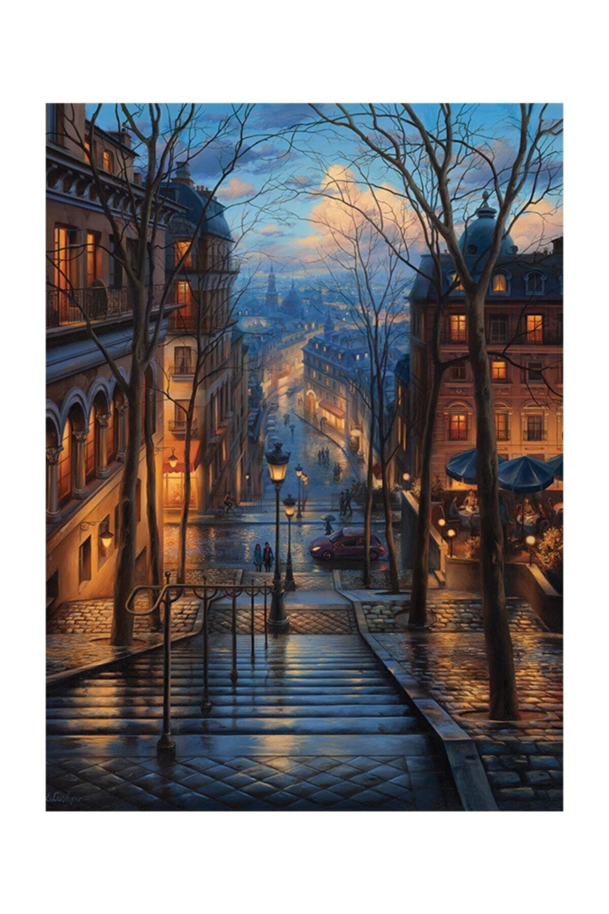 Montmarte Musim Semi 1000 Buah Jigsaw Puzzle Gambar Indah Mainan Jigsaw untuk Orang Dewasa Pengasah Otak Jigsaw Puzzle 1000 Buah Mainan