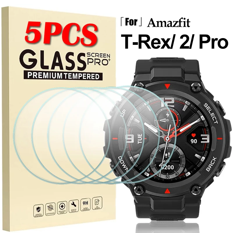 Cho Amazfit T Rex Pro T-Rex 2 Xiaomi Tấm Bảo Vệ Màn Hình 9H Kính Cường Lực TRex T-Rex pro Bảo Vệ Cho Huami Amazfit T Rex
