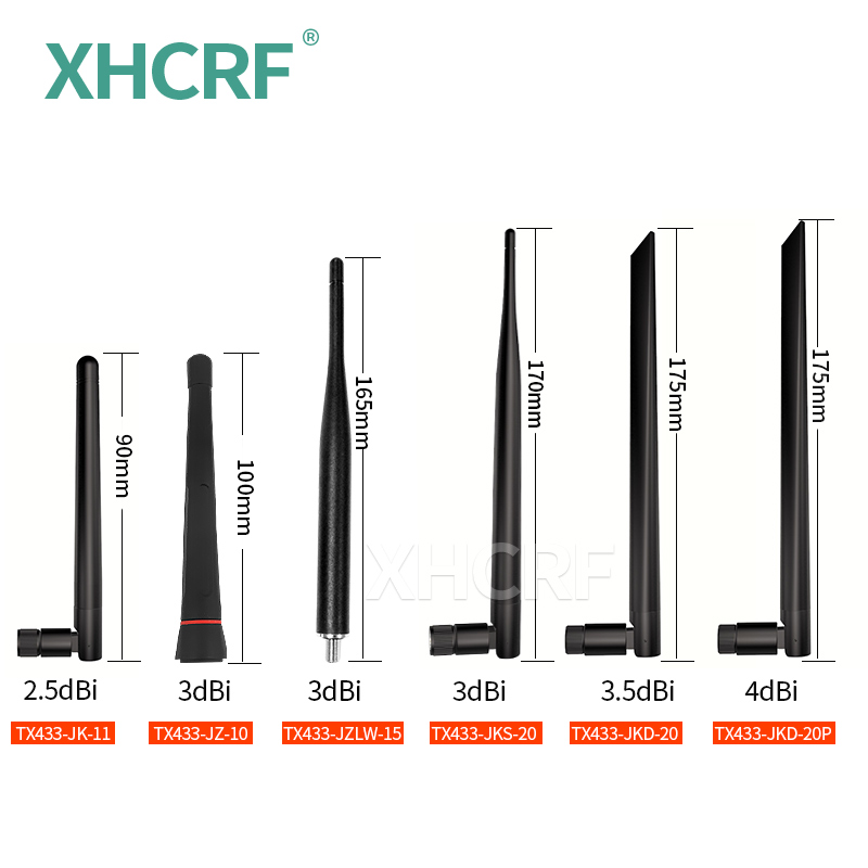 433 MHz Lora-Antenne, externe 433 M Omni-Antenne, SMA-Stecker für drahtloses Langstreckenmodul, WLAN-Monitor, DTU-Antenne TX433-JKD-20