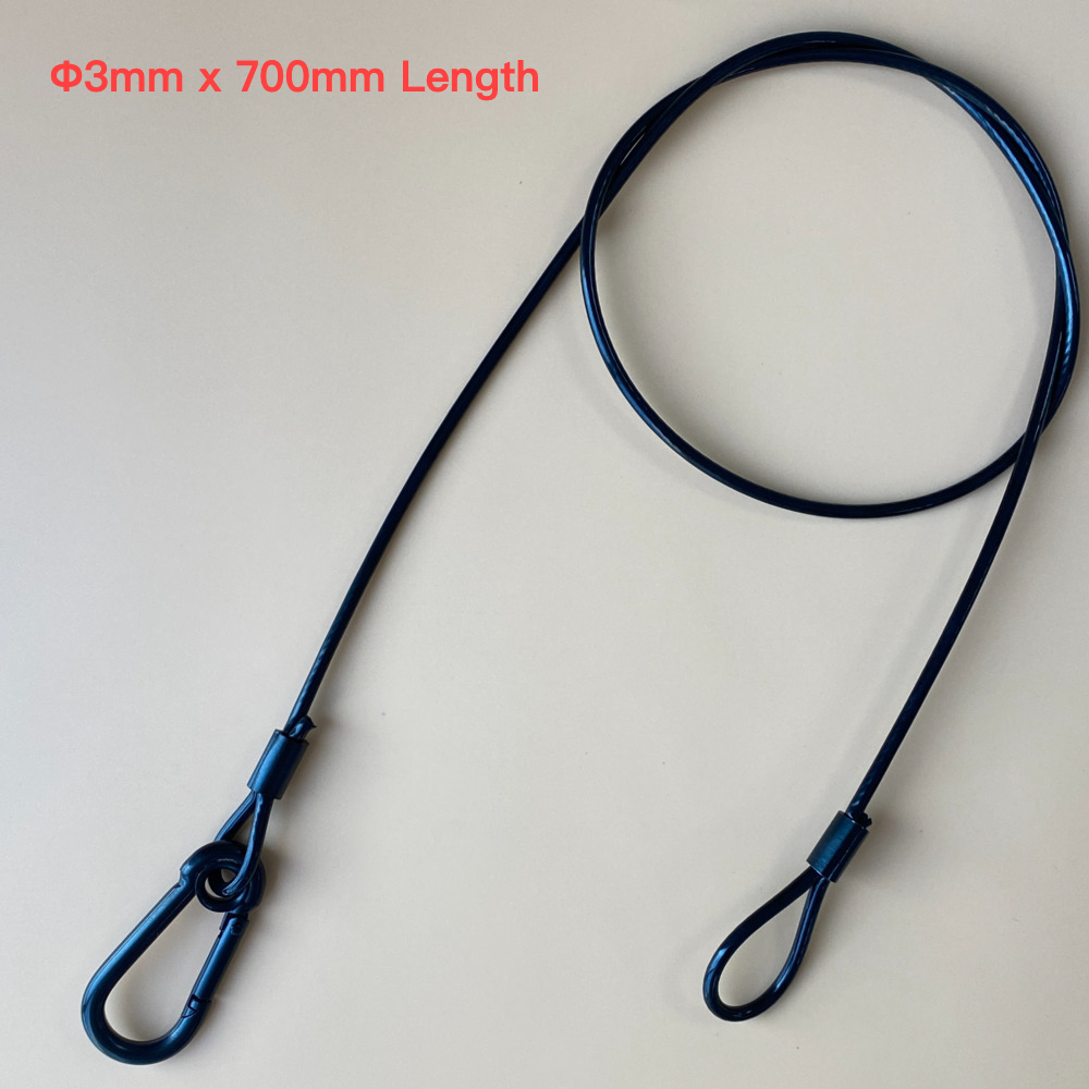 Cabo de segurança para luz de palco, 25 peças, 70cm de comprimento, robe, 3mm, fio de aço, bloqueio, cabo de segurança para treliça de alumínio, móvel, dj, led, proteção par