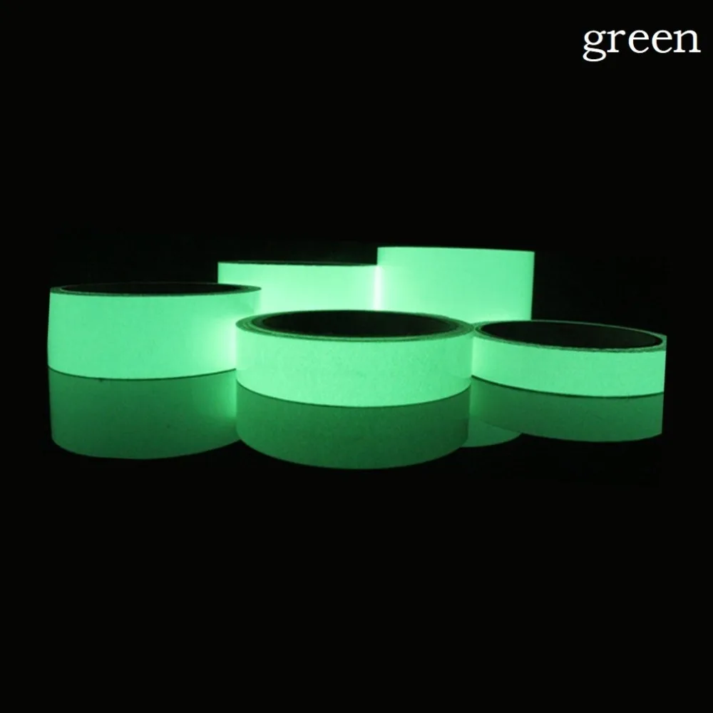 เทปส่องสว่าง 3 เมตร Self-กาว GLOW โลโก้ฉุกเฉินใน Dark ความปลอดภัย STAGE สติ๊กเกอร์ตกแต่งบ้าน PARTY อุปกรณ์ตกแต่ง