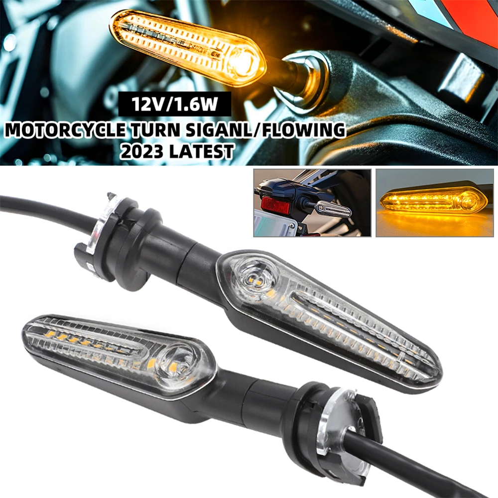 LED Turn Signal Light Running Water Lamp For YAMAHA MT07 Tenere 700 XJ6 FZ6 MT09 Tracer 900 MT10 MT03 FZ25 Indicator Directional