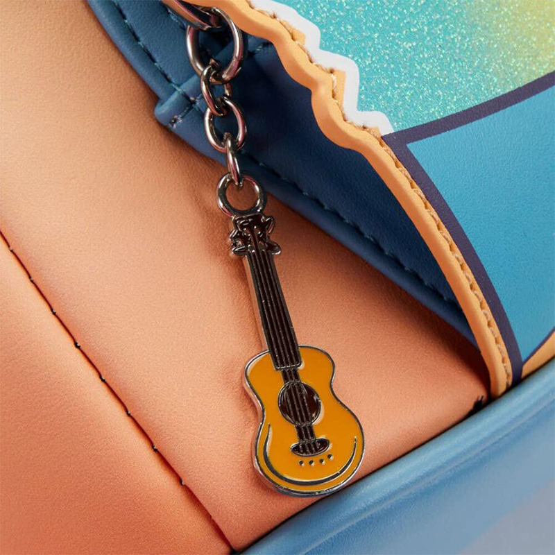 Loungefly-Bolso de hombro con doble correa para mujer, Mini mochila de Disney, Lilo y Stitch, Snow Cone, Date Night