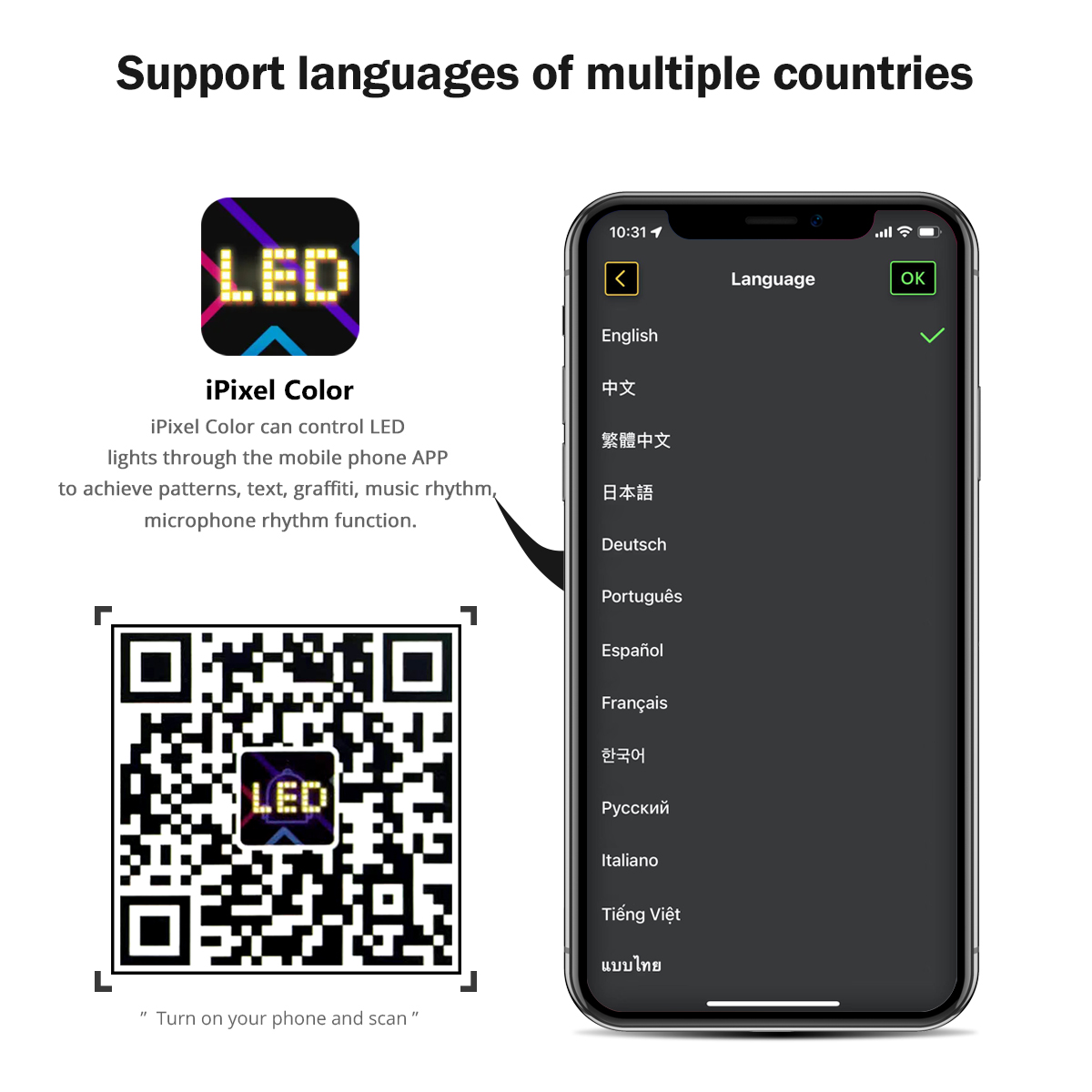 USB-LED-Bildschirmschild, scrollen, Werbelicht, Bluetooth, APP-Steuerung, Nachrichtenanzeige, Logo, Licht, individuelles Textmuster, 5 V