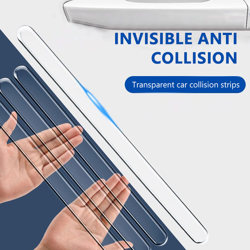 SEAMETAL 4 SZT. Przedłużona Listwa Ochronna na Zderzak Samochodowy Przezroczysta Ochrona Karoserii Anty-zarysowania Listwy Dekoracyjne na Karoserię