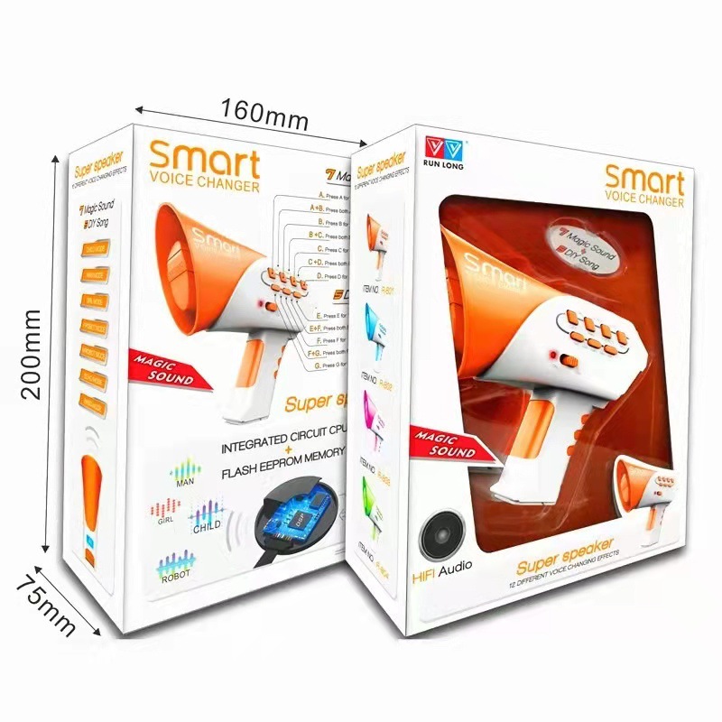 Kinderen Voice Changer Luidspreker Speelgoed Elektrische Megafoon Rollenspel Prank Props Kid Elektronische Gift Xmas Party vocal grappig speelgoed