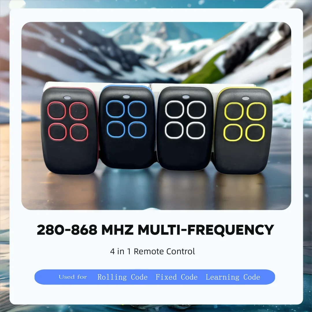 280-868MHz Garage Fernbedienung Duplikator Multifrequenz Rolling Fixed Learn Code Grabber 433MHz 868MHz Universal Türöffner