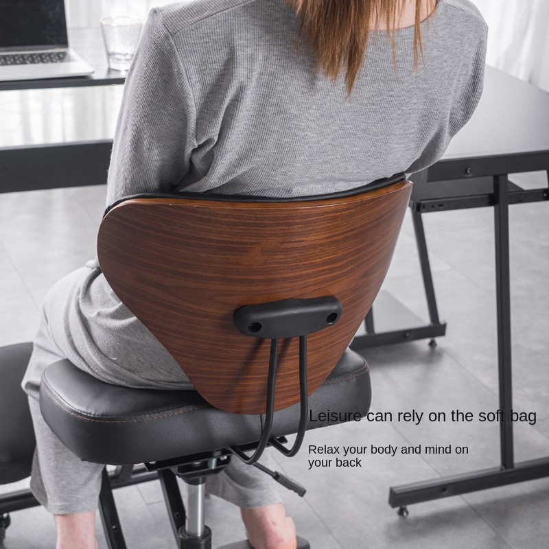 Computer ChairSedentary Ergonomic ChairAnti-back PainLift And Recline Kneeling ChairAnti Hunchback Chair Home Camping Stools