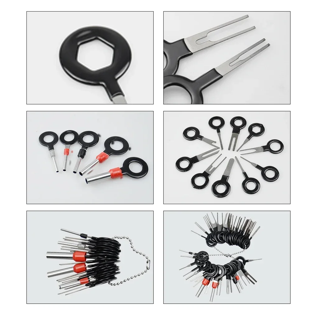 41/26 stücke Auto Terminal Entfernung Kit Box Draht Stecker Stecker Extractor Puller Release Pin Extractor Set Terminal Stecker Reparatur werkzeuge