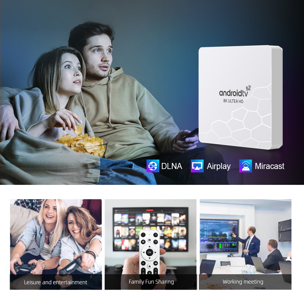 Q96 OHP 8K Android 13 HD 8K 4K HDR Smart TV Box 8GB OTA 4G 5G Wifi Dual Hisilicon Hi3798M reproductor multimedia iptv q96 TV Box