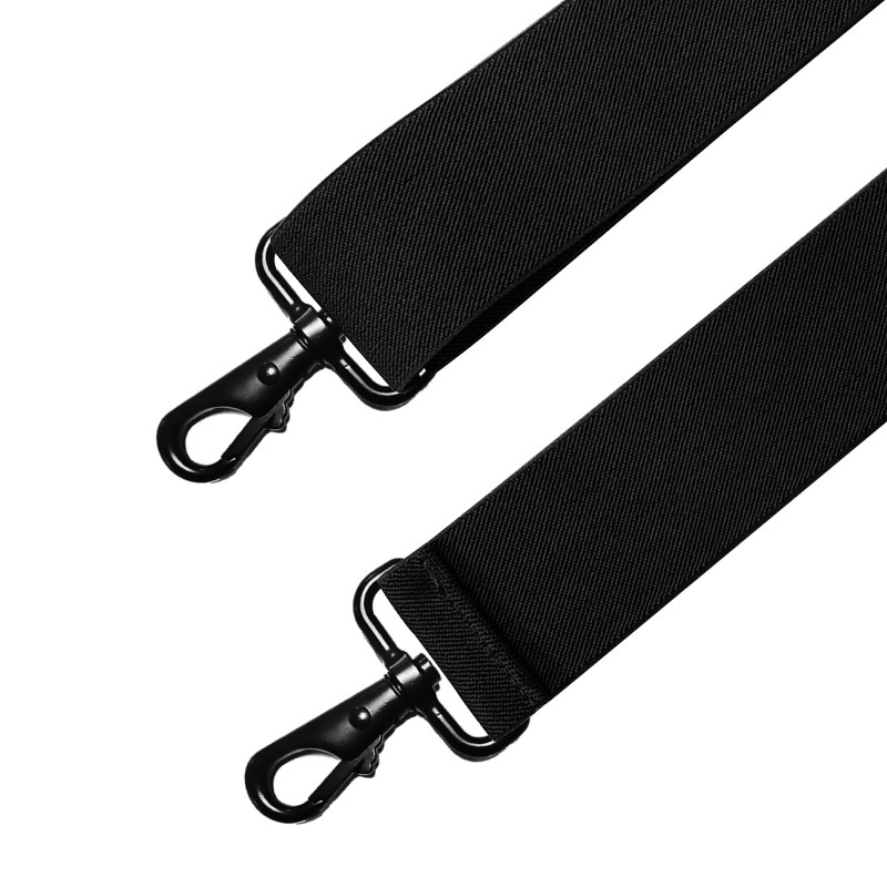 Tirantes resistentes, grandes, altos, 5cm de ancho, con 4 ganchos giratorios, cinturón, tirantes de trabajo en la espalda X, elásticos ajustables para hombres y mujeres, moda