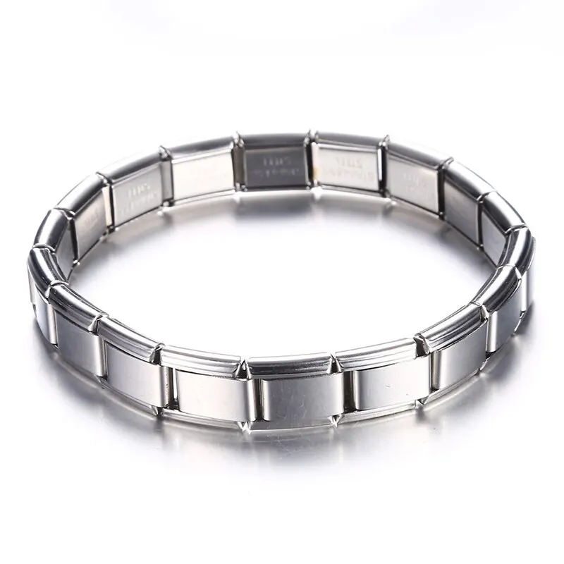 9 mm Edelstahlarmband Unisex |   Silberne verstellbare Kette für Damen |   Party- und Alltagskleidung, trendiges Schmuckgeschenk