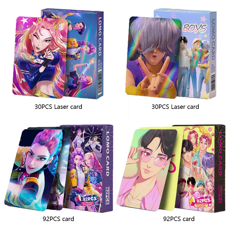 Kpop Demon Hunter Card Anime Saja Boys Party Cosplay Gaming Collect Cards Sticker Huntrix Print Postcard Decorative Gift