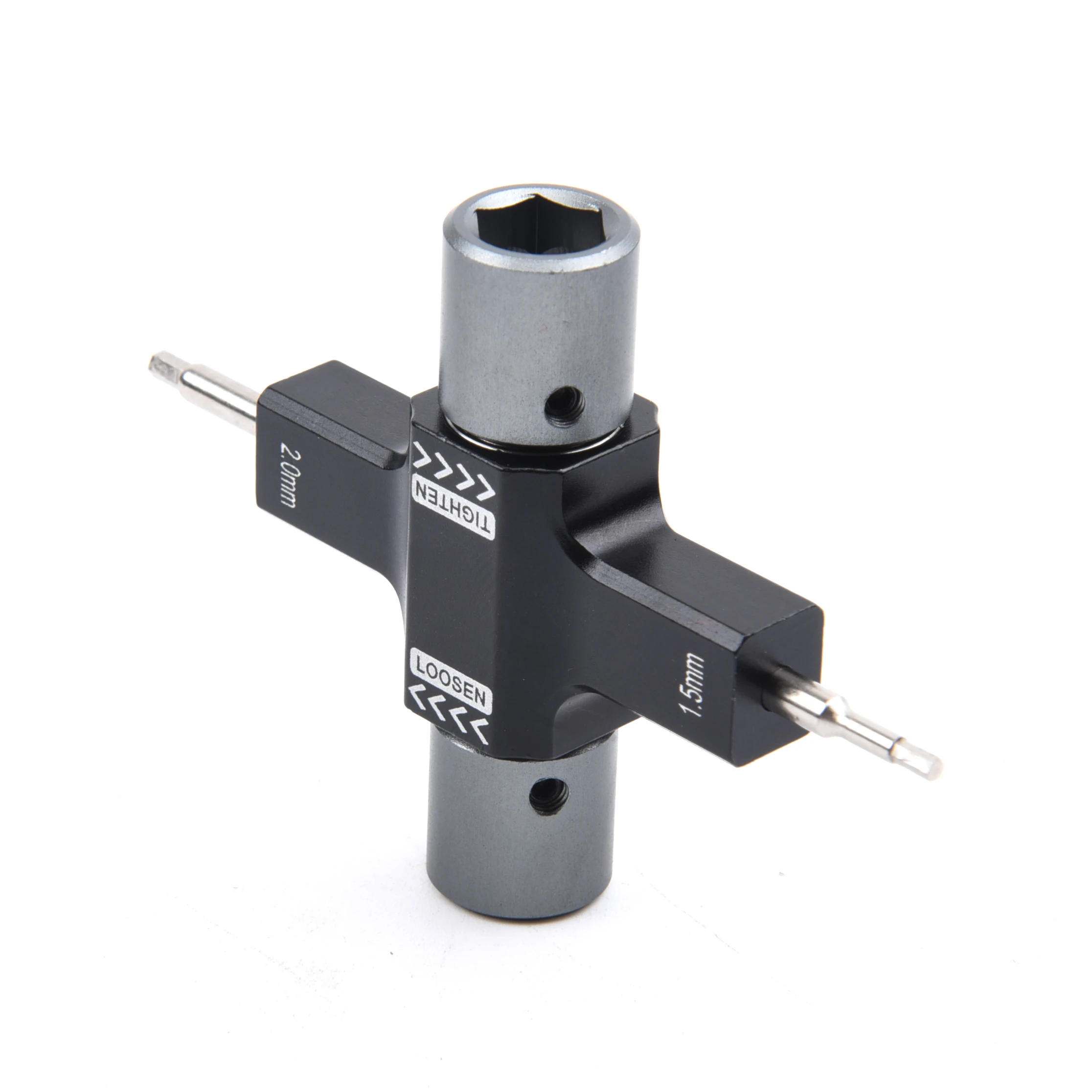 M5 Schraube Mutter Schlüssel mit Integrierte Einweg 1,5mm/2,0mm Lager Werkzeug Schraubendreher Release Propeller Motor für RC FPV Racing Drone