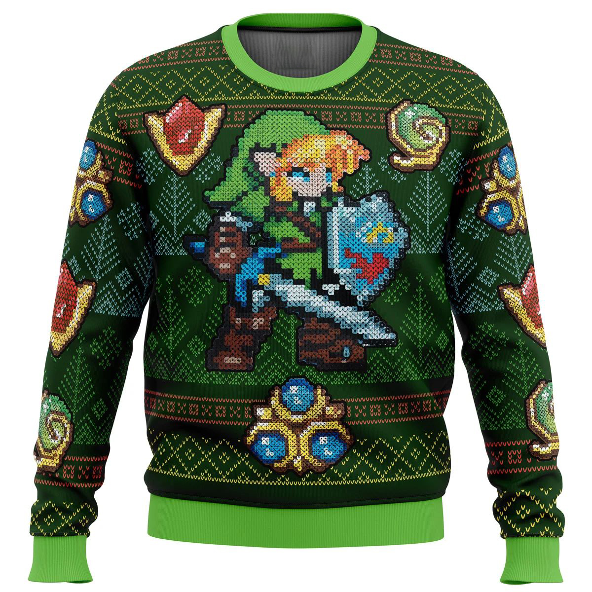 Zelda Link – sweat à capuche de noël pour hommes et femmes, imprimé en 3D, laid, à la mode, nouvelle collection 2024