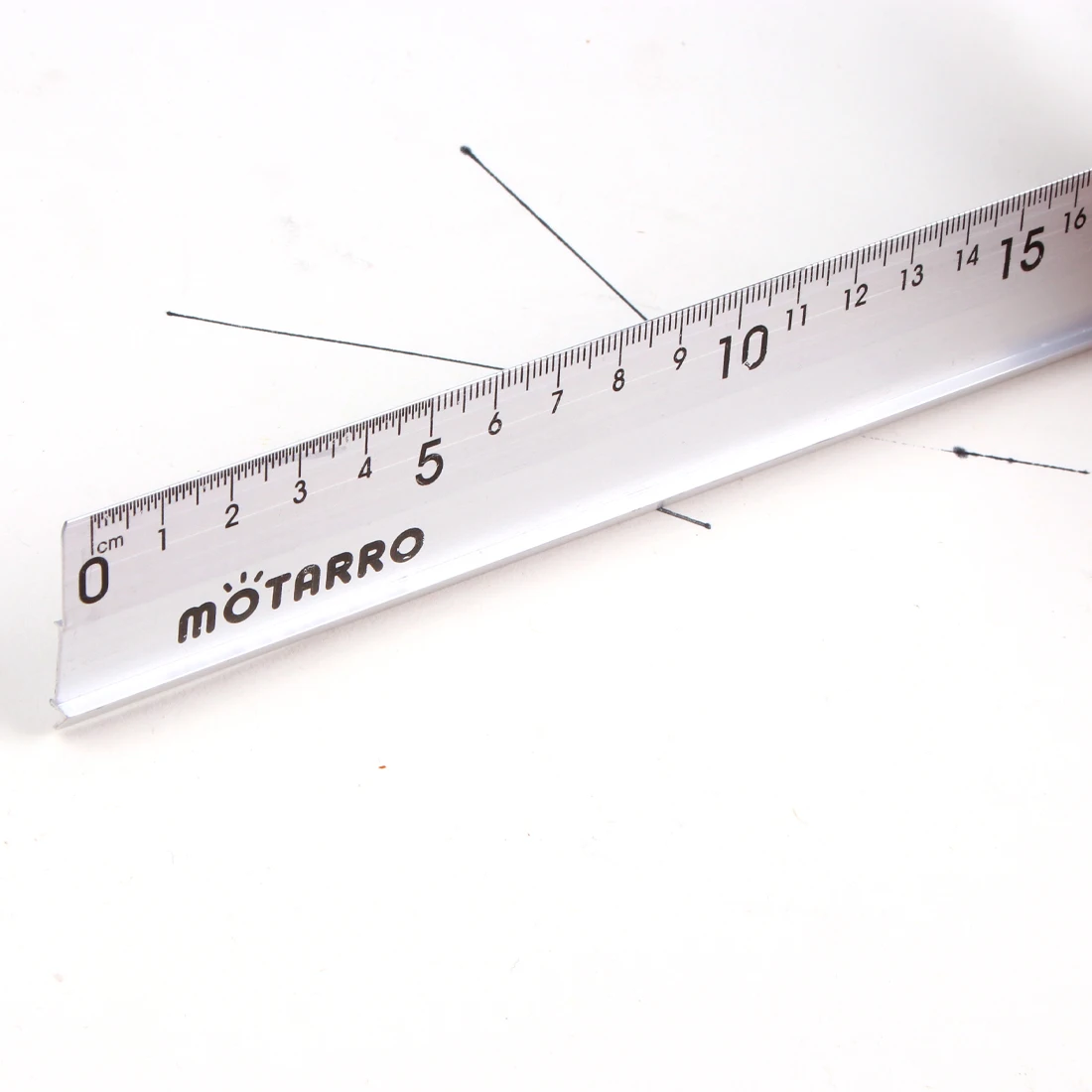 MOTARRO 1/12 Pz 20 cm Scala Diritta Righello In Lega di Alluminio Righello Antiscivolo Calibrazione Laser Righello Lavorazione Del Legno Strumento di Disegno Ufficio