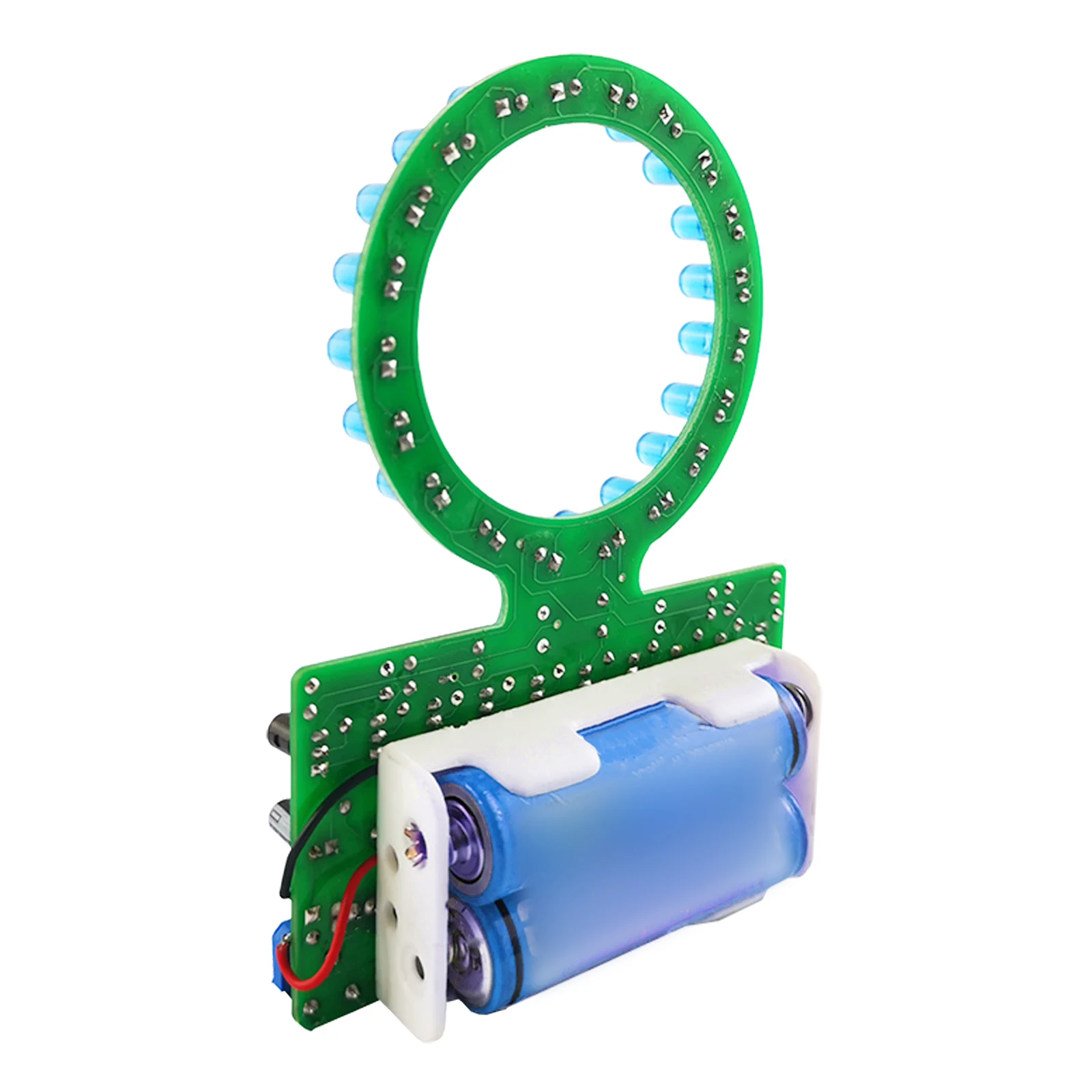 D4017 Ring Shaped Gradient LED Water Lamp DIY Electronic Kit Welding and Manufacturing Parts for Traning and Teaching
