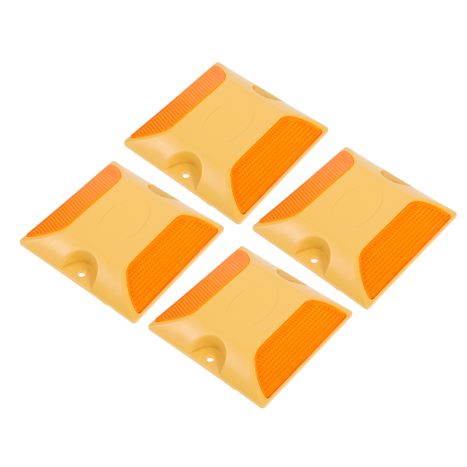 4 шт. светоотражающие дорожные шпильки, маркеры деликатесов высокой видимости, прочный АБС-пластик, подъездная дорога
