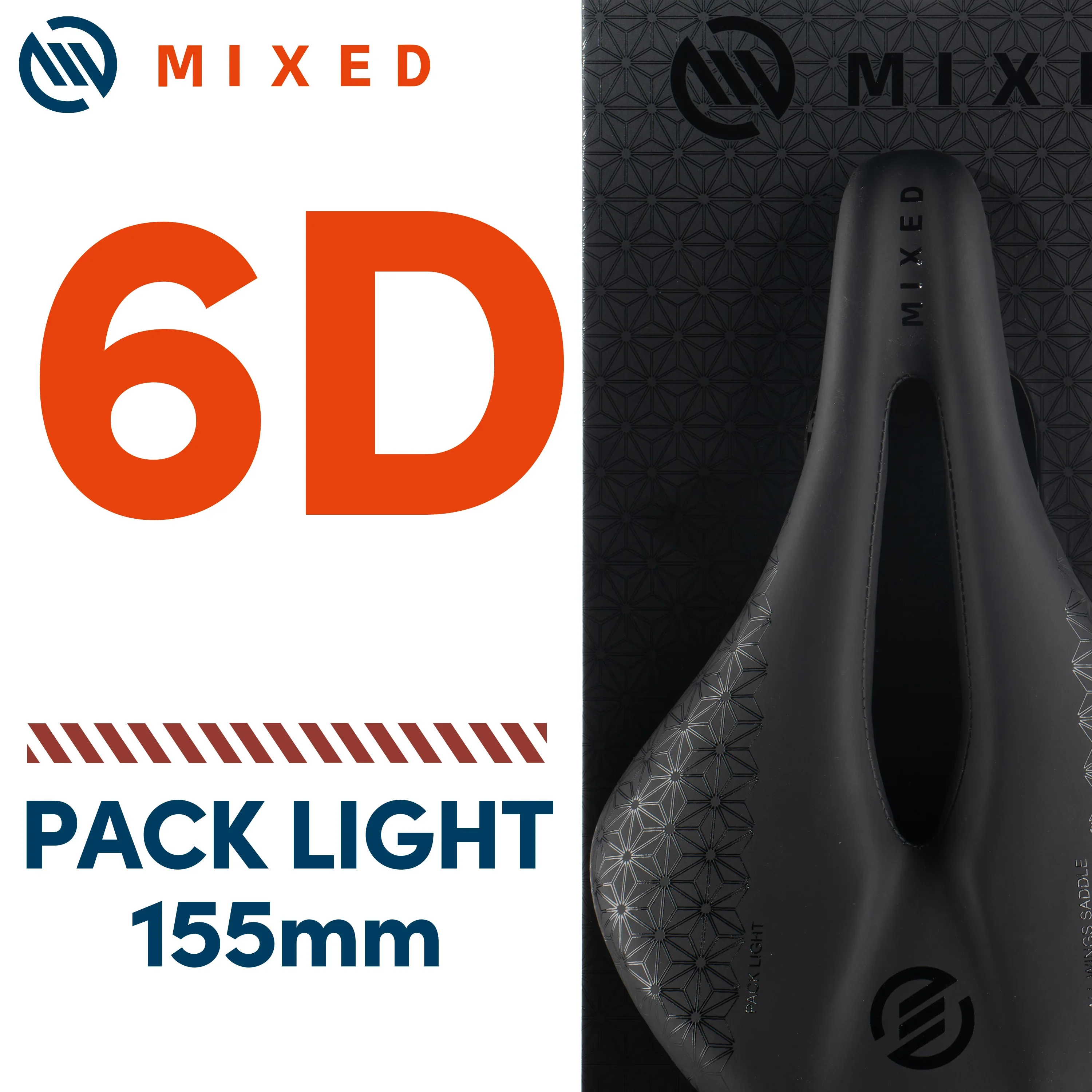 MIXED Hỗn Hợp Sợi Carbon Đầy Đủ Saddle Gói 5D 6D 7D Siêu Ánh Sáng Trọng Lượng Trọng Lượng Nhẹ 143Mm 155Mm Cho MTB Leo Núi xe Đạp Xe Đạp Đường Phụ Tùng Xe Đạp