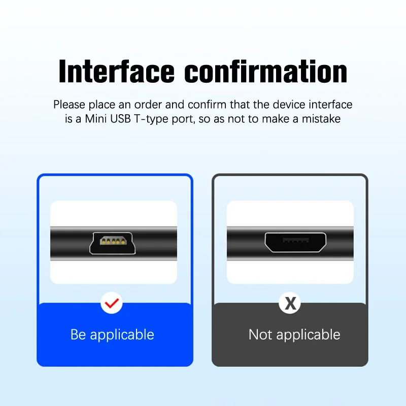 Mini cabo usb para mini usb cabo carregador de dados rápido para mp3 mp4 player carro dvr gps câmera digital mini usb extra longo 2m/3m