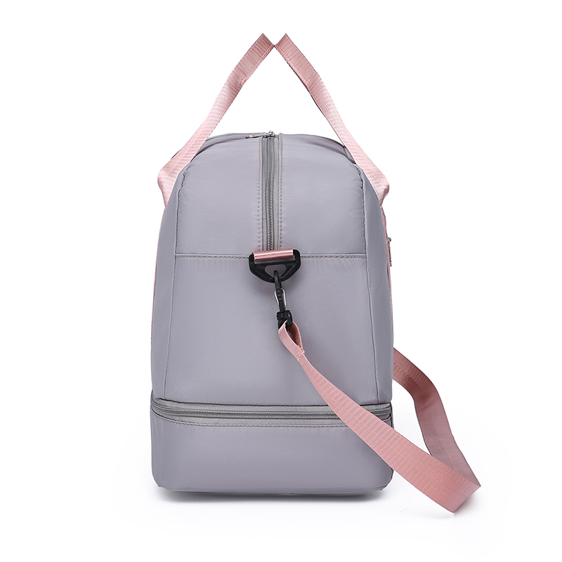 Bolsa de viagem de grande capacidade Oxford Gym Fitness Bag com zonas molhadas/secas e compartimento para sapatos para viagens ao ar livre Bolsa esportiva