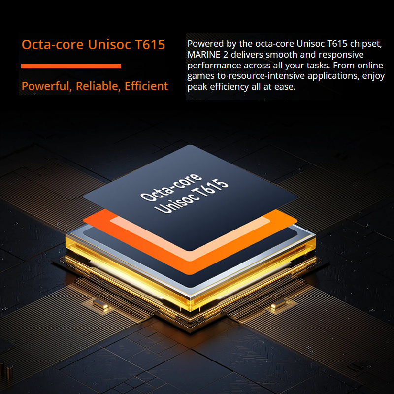 Blackview OSCAL Marine 2 Rugged Phone 8GB RAM 256GB Smartphone AI 11000mAh Battery 6.56 " HD+Display Unisoc T61 Android 15 NFC