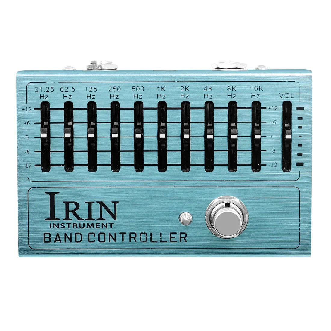 IRIN AN-40 Controller Equalizer 10 Band Electric Guitar Pedal Effect EQ Pedals True Bypass Guitar Bass Portable Parts