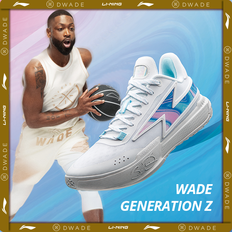 Li-ning-zapatillas de baloncesto para hombre WADE GENERATION Z en la cancha, forro de cojín transpirable, zapatos básicos para equipo de hijo de Flash ABPU027