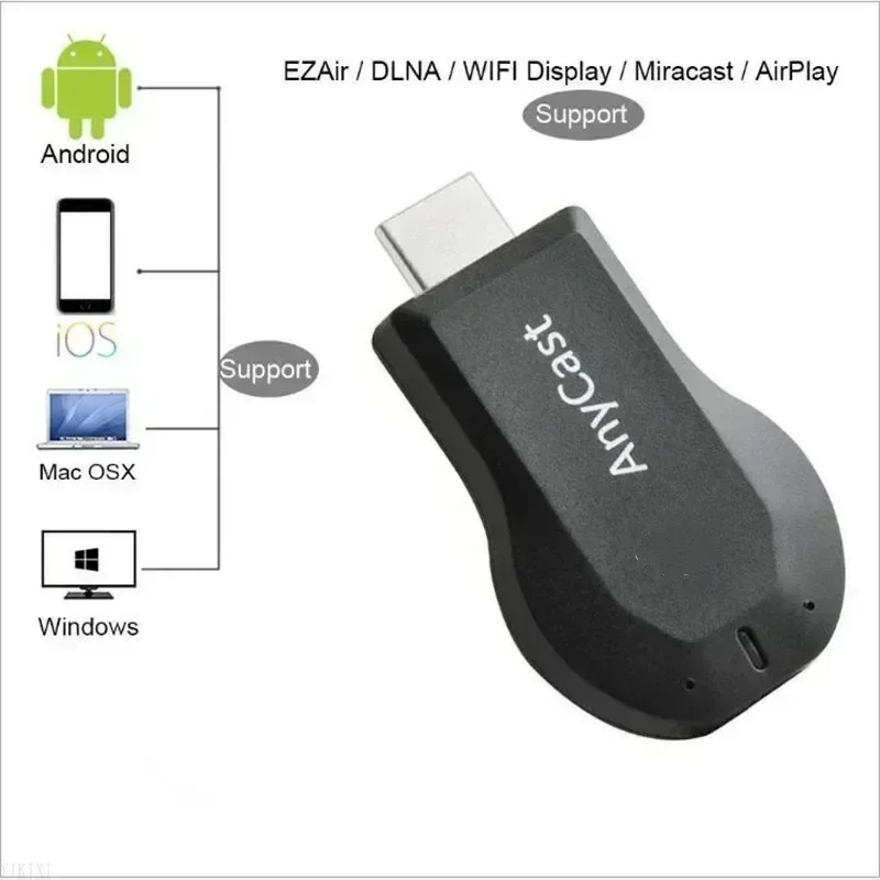 1080P M2 Plus compatible con HDMI TV Stick WIFI Display TV Dongle receptor Anycast DLNA compartir pantalla para IOS Android Miracast Airplay
