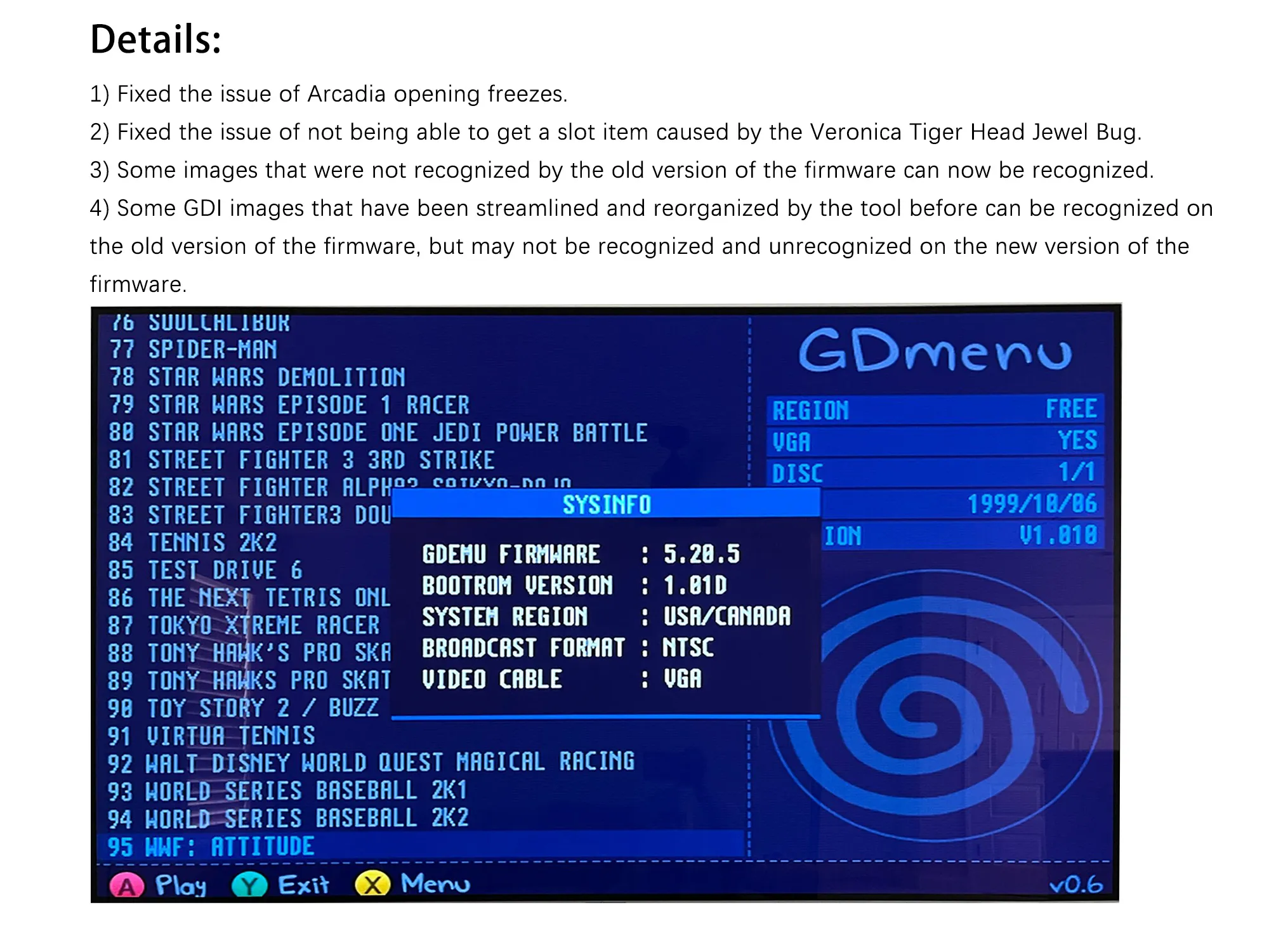 REMANK GDEMU v5.20.5 ドリームキャスト v5.20.5 V5.15b セガドリームキャスト Gdemu GDU DC VA1 光学ドライブボードとリモートカードマウントキット