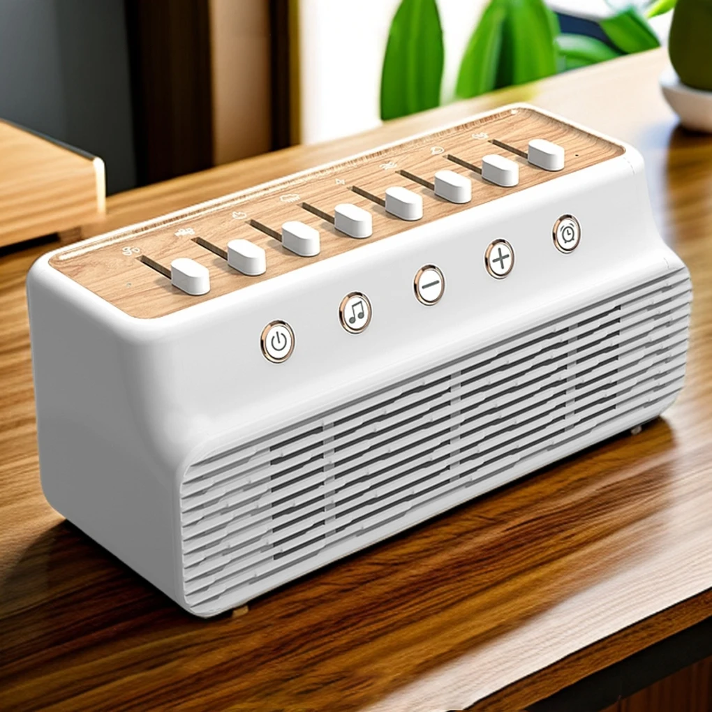 8 натуральных звуков, детский белый шум, машина для сна, беспроводной Bluetooth-совместимый динамик, портативная музыкальная шкатулка, инструмент для сна в спальне