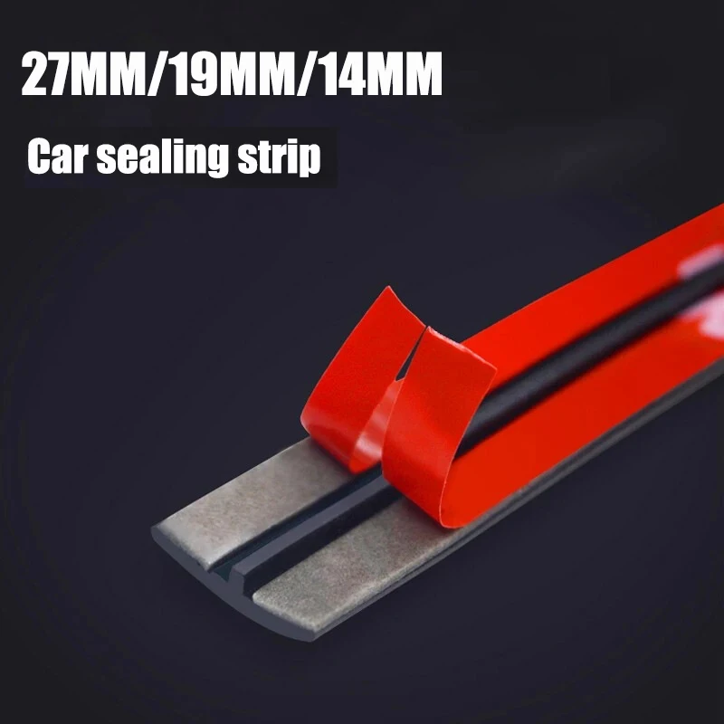 27/19/14mm T shape Auto Roof Windshield Car Rubber Seal Edge Sealing Strips Car Rubber Sealant Protector Seal Strip Window Seals