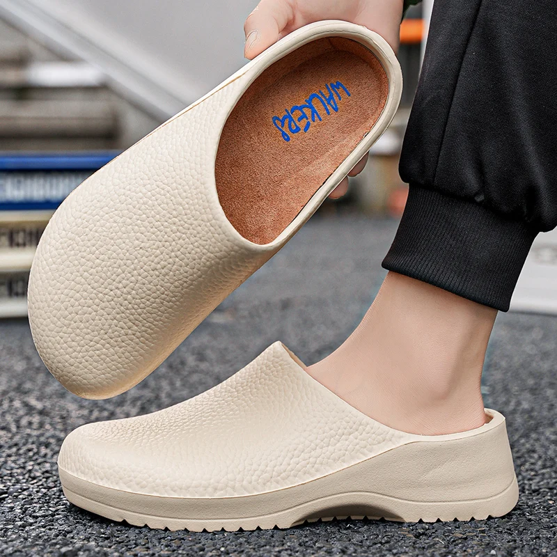 Männer Hausschuhe Paare Garten Clog Frauen Wasserdicht Chef Schuh Bequeme Sandale Hausschuhe Für Haustier Arbeiter Outdoor Angeln Schuhe
